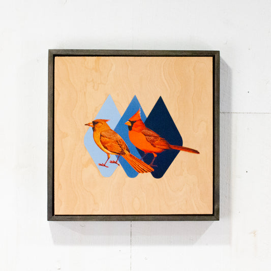 Cardinal Wooden Poster